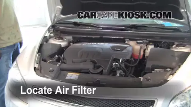 2010 Chevrolet Malibu LT 2.4L 4 Cyl. Filtre à air (moteur) Changement